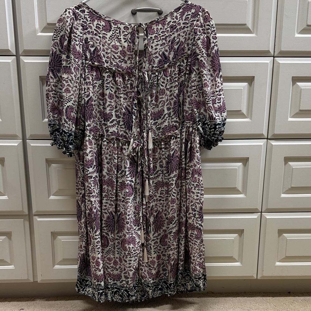 Natalie Martin Purple and Black Dress